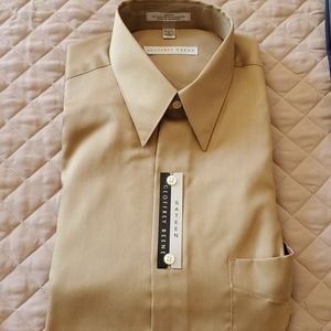 🏷NWT Geoffrey Beene Sateen Long Sleeve DressShirt